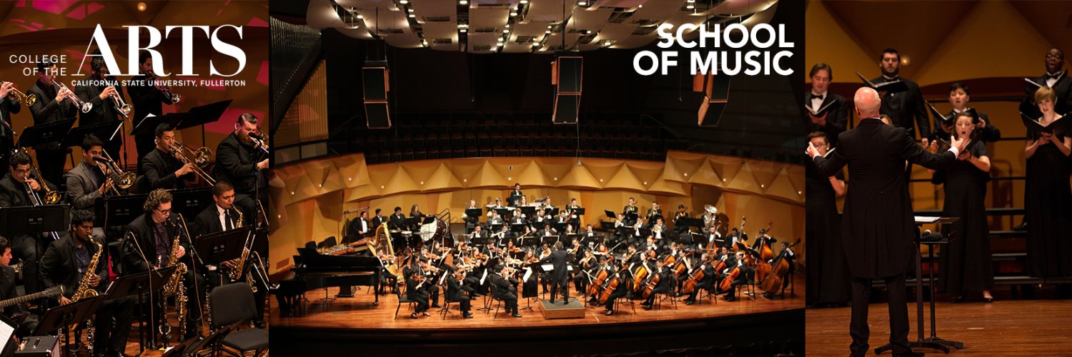 Cal State Fullerton School of Music banner