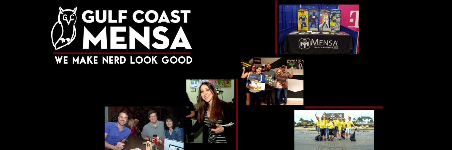 Gulf Coast Mensa banner