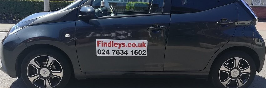 Findley's Driving School of Nuneaton banner