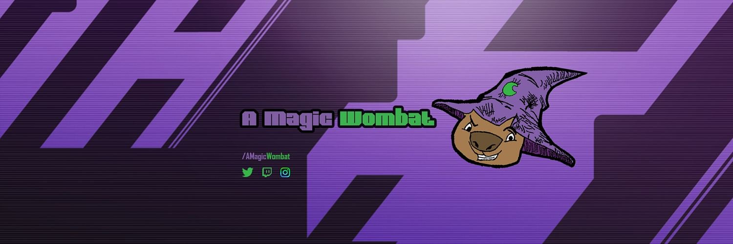 amagicwombat's profile banner image