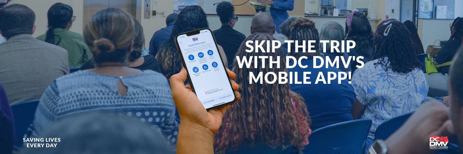 DC DMV's banner