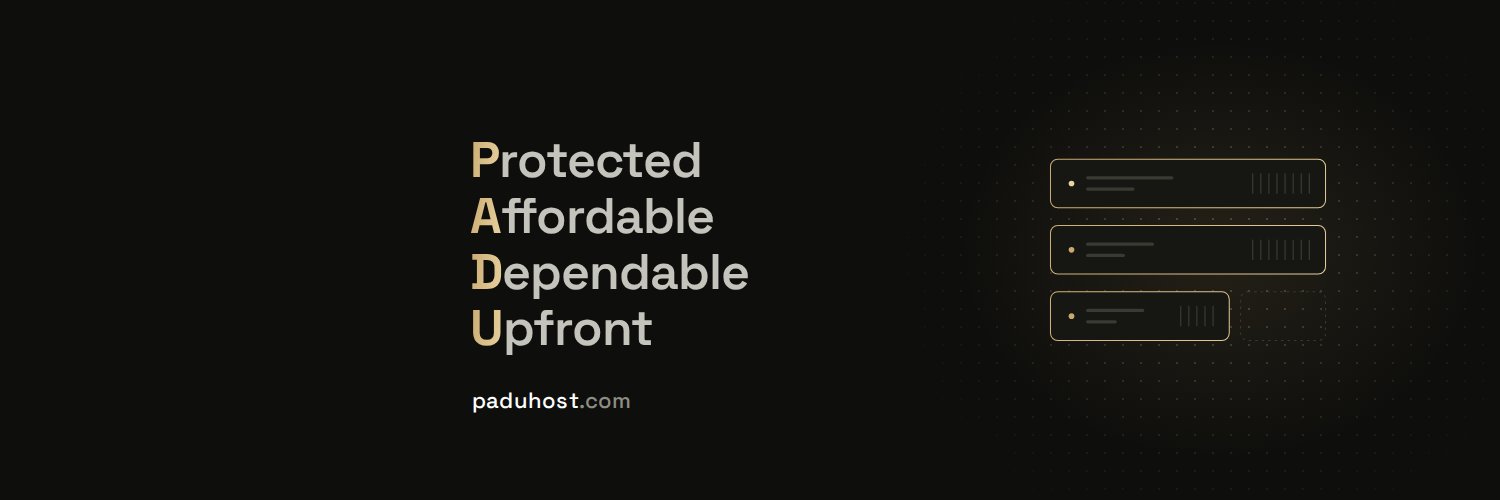 PaduHost's profile banner image