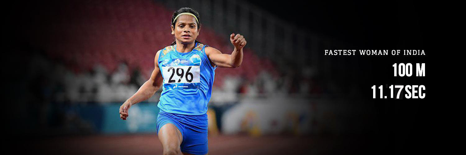 Dr Dutee Chand Olympian banner