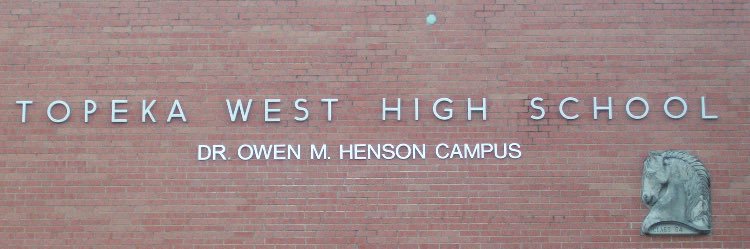 Topeka West HS banner