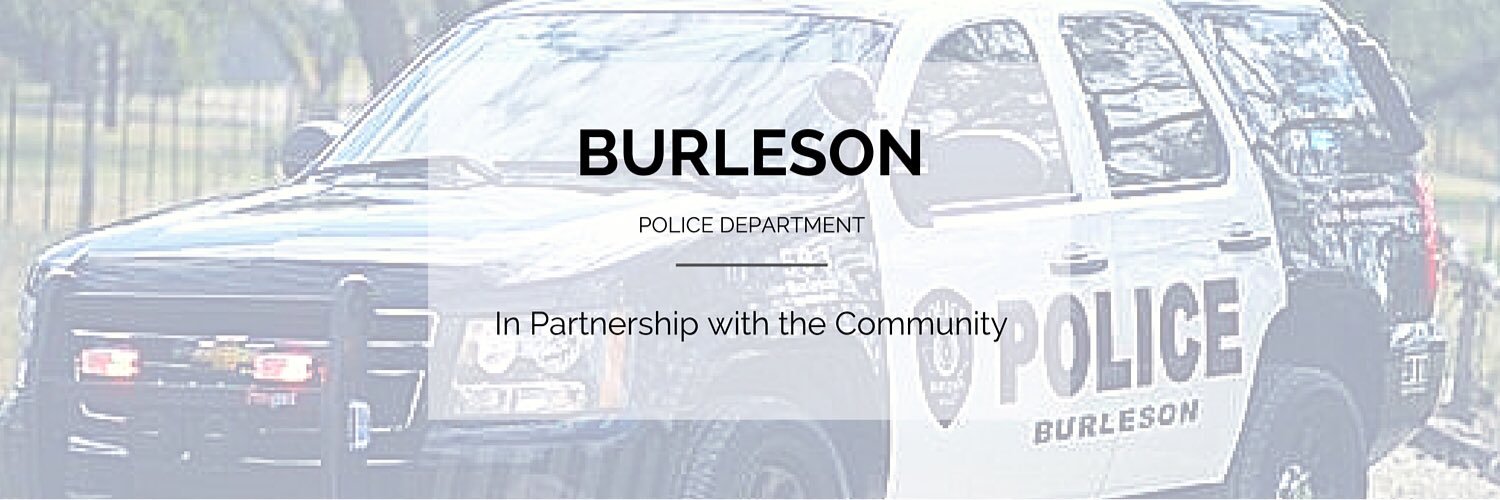 Burleson Police banner