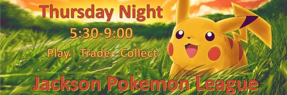 Jackson Pokemon League banner