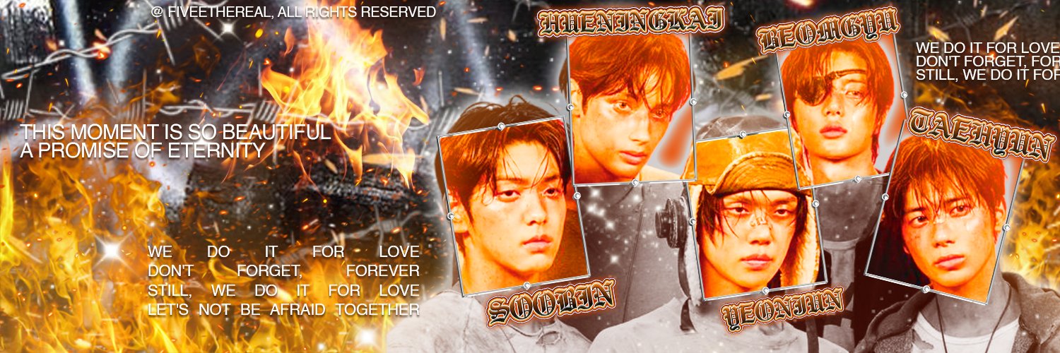 청춘 보이즈 당신의 연인, @𝗙𝗂𝘃𝗲𝗘t𝘩𝗲𝙧𝗲𝖺𝗹! ⚜ banner