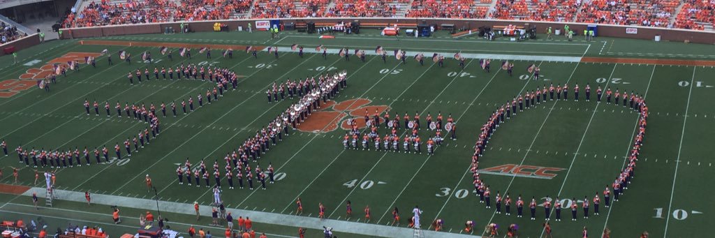 Clemson Carl banner