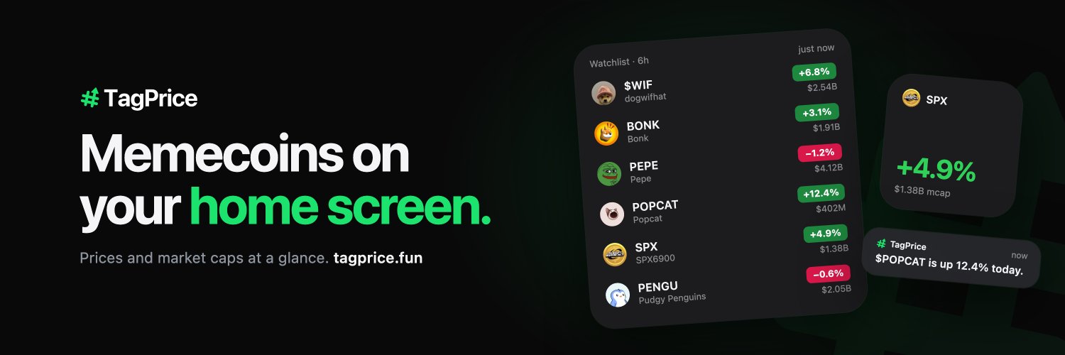 TagPriceApp's profile banner image