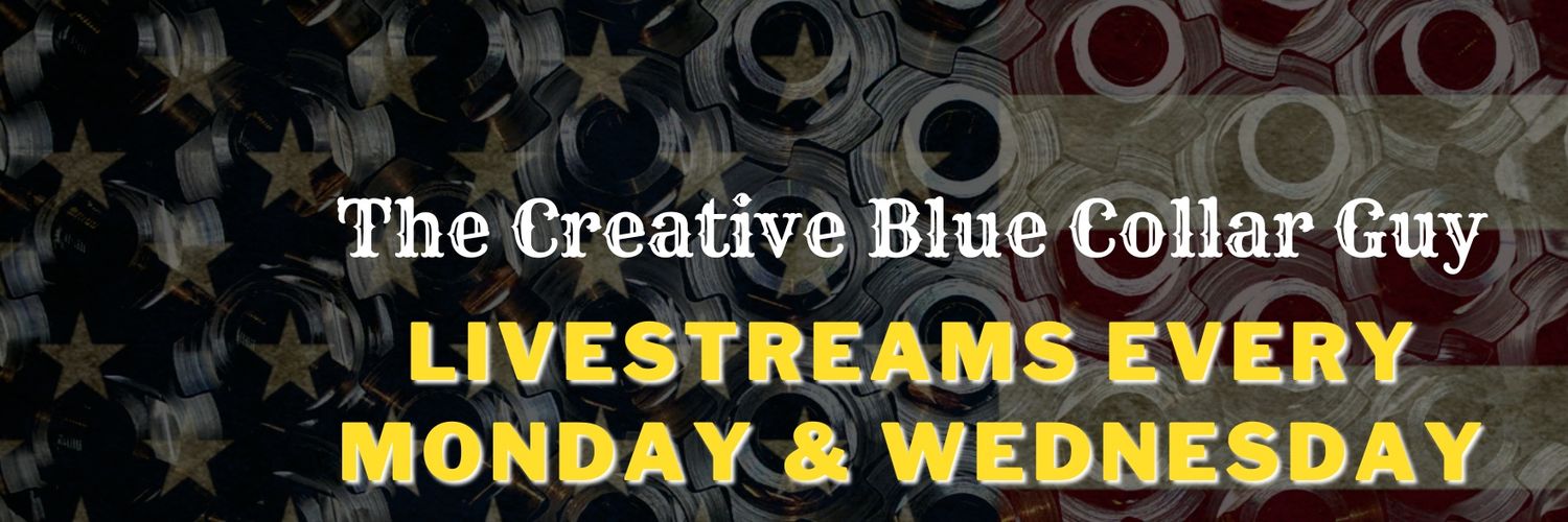 Creative Blue Collar banner