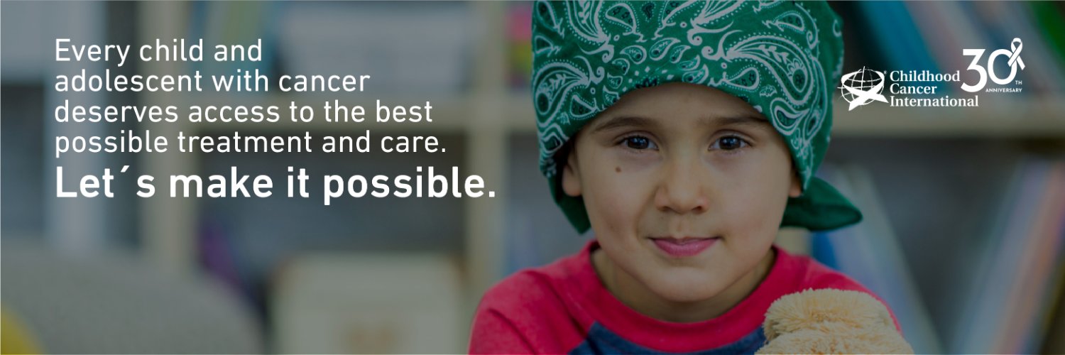 Childhood Cancer International banner