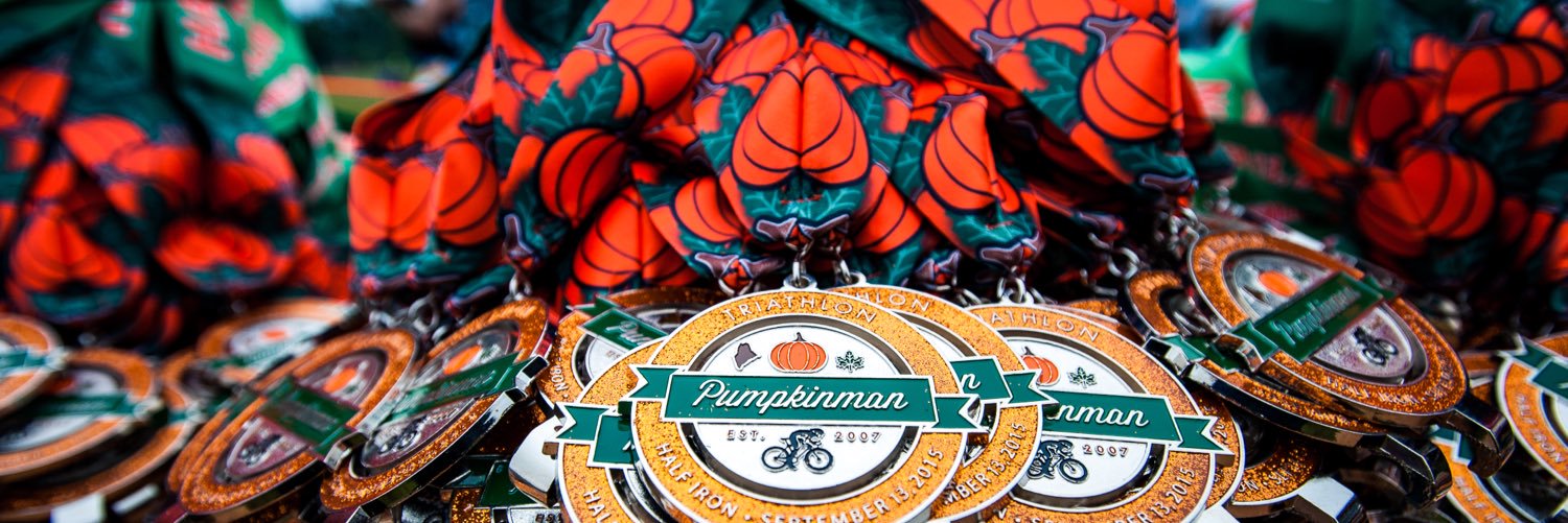 Pumpkinman Triathlon banner