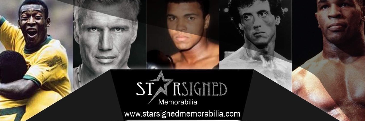 Signed Memorabilia banner