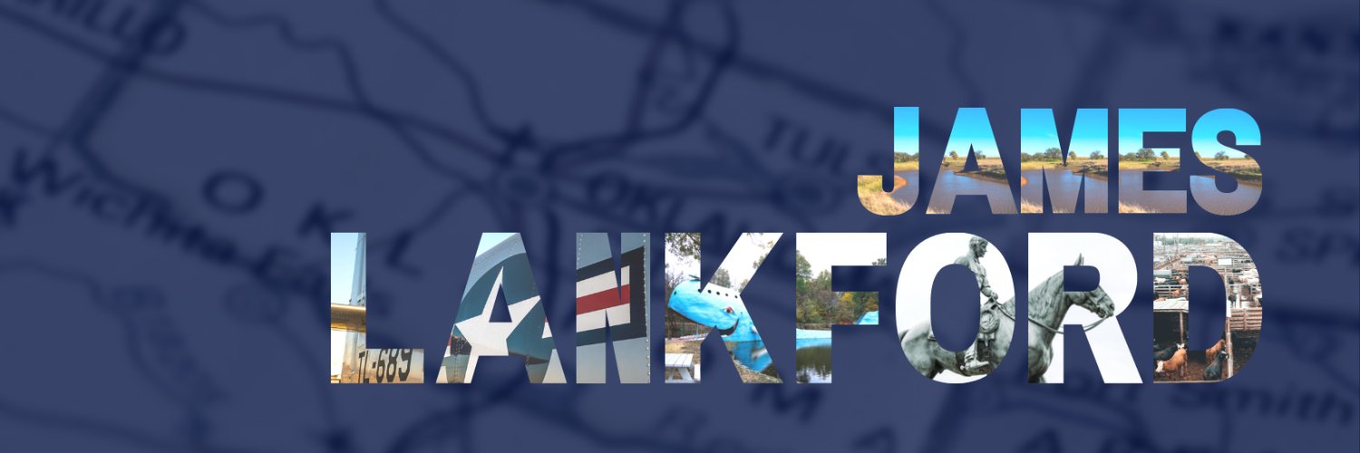 Sen. James Lankford's banner