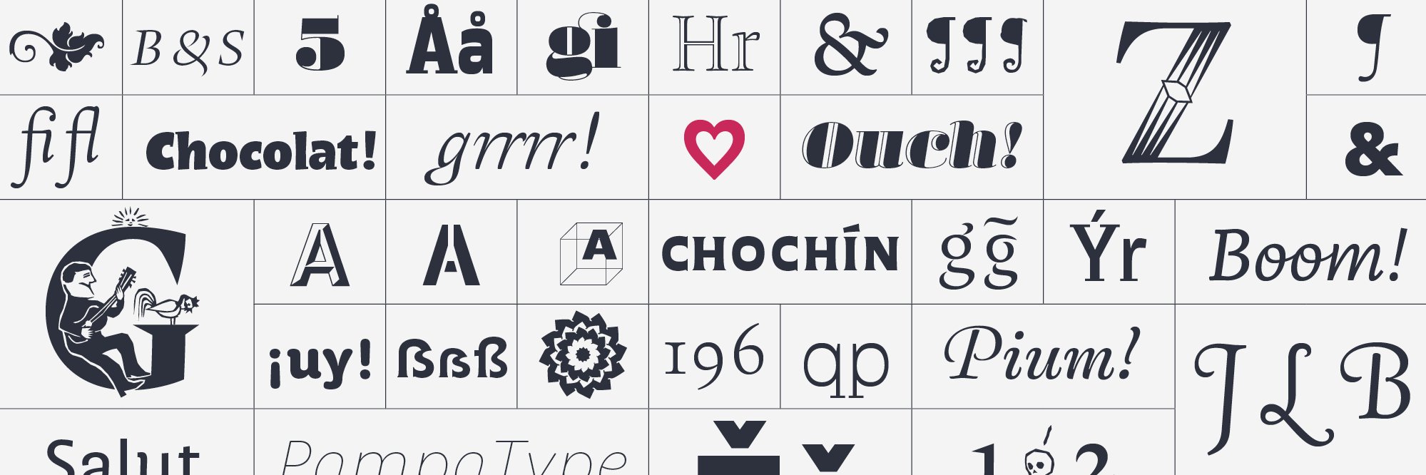 PampaType foundry banner