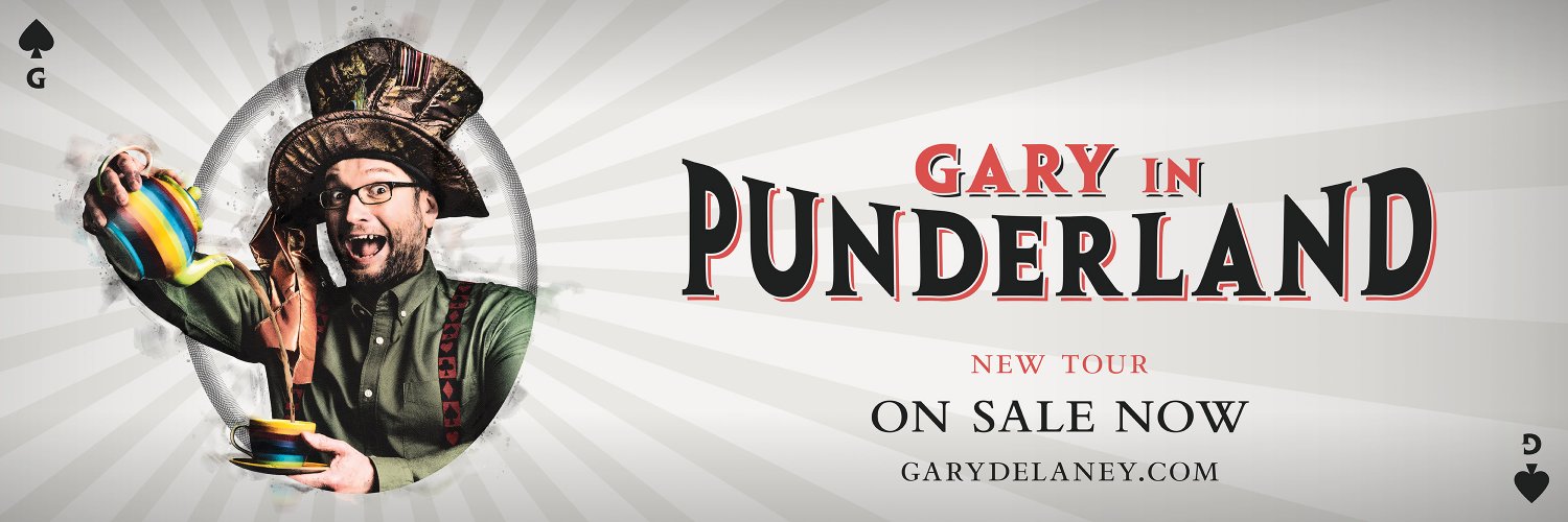 Gary Delaney is writing the next tour's banner