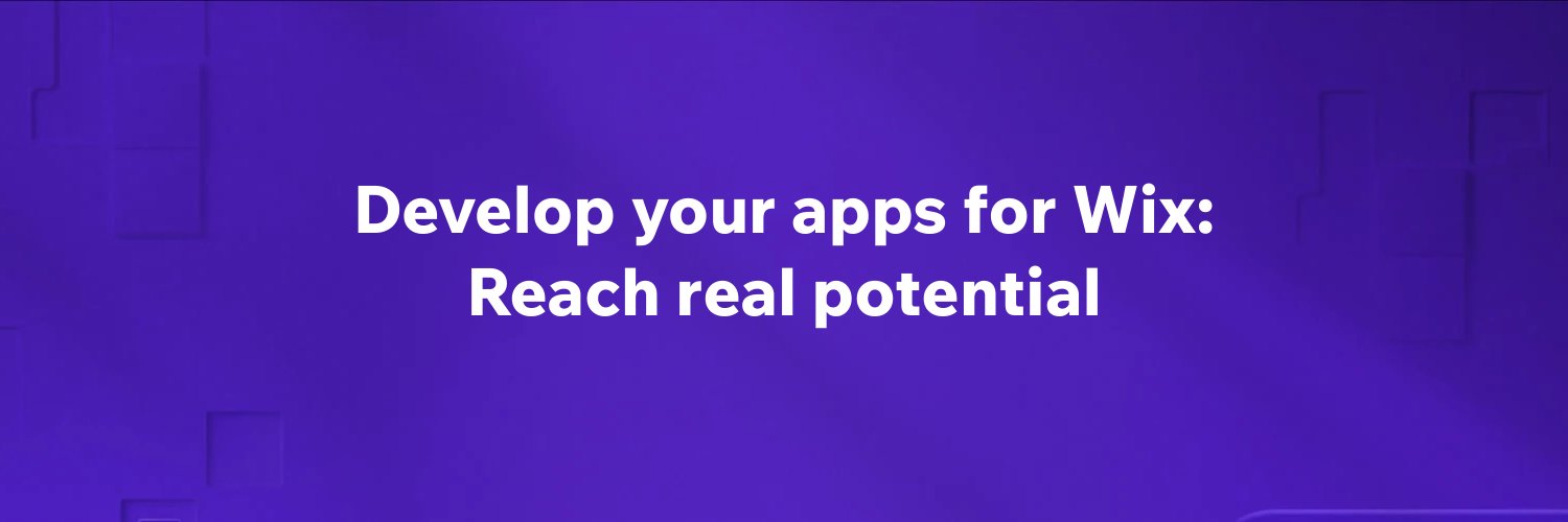 WixDevelopers's profile banner image