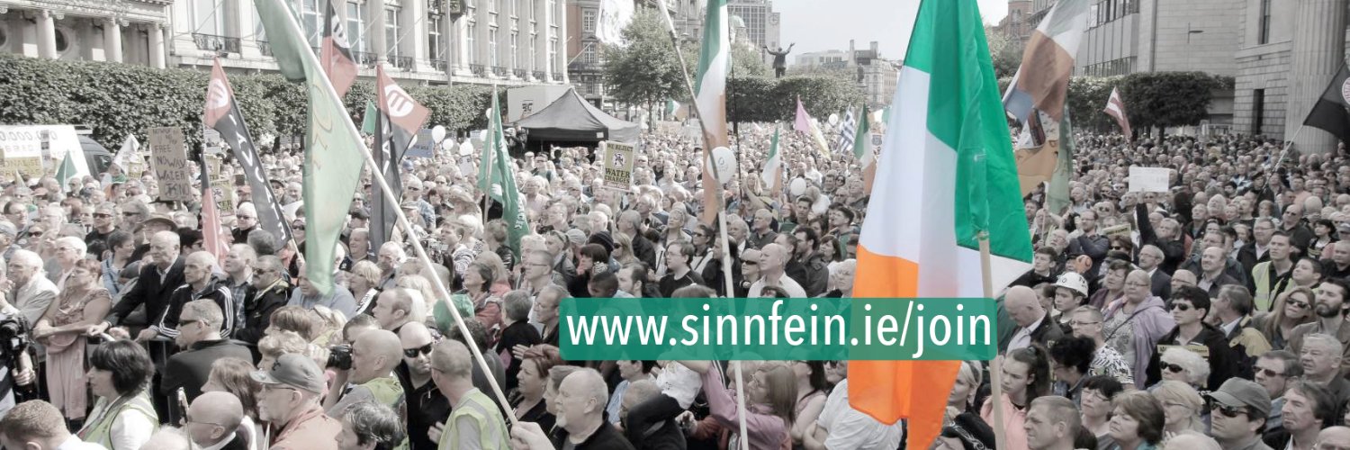 Sinn Féin's banner