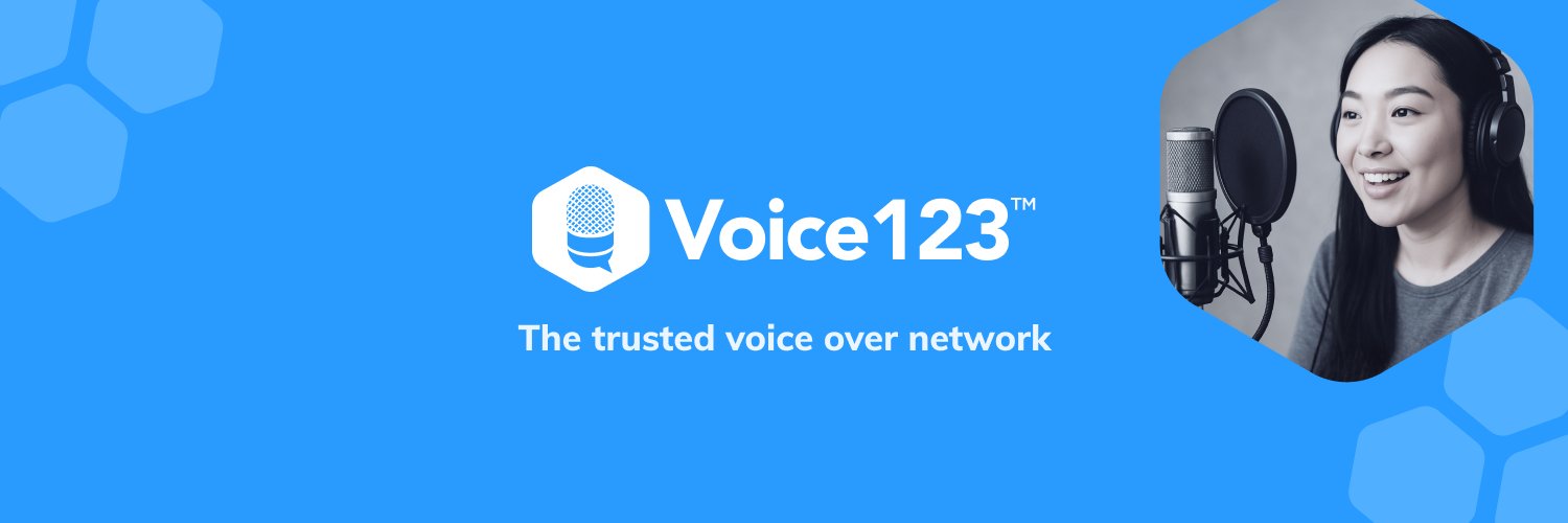 Voice123 banner