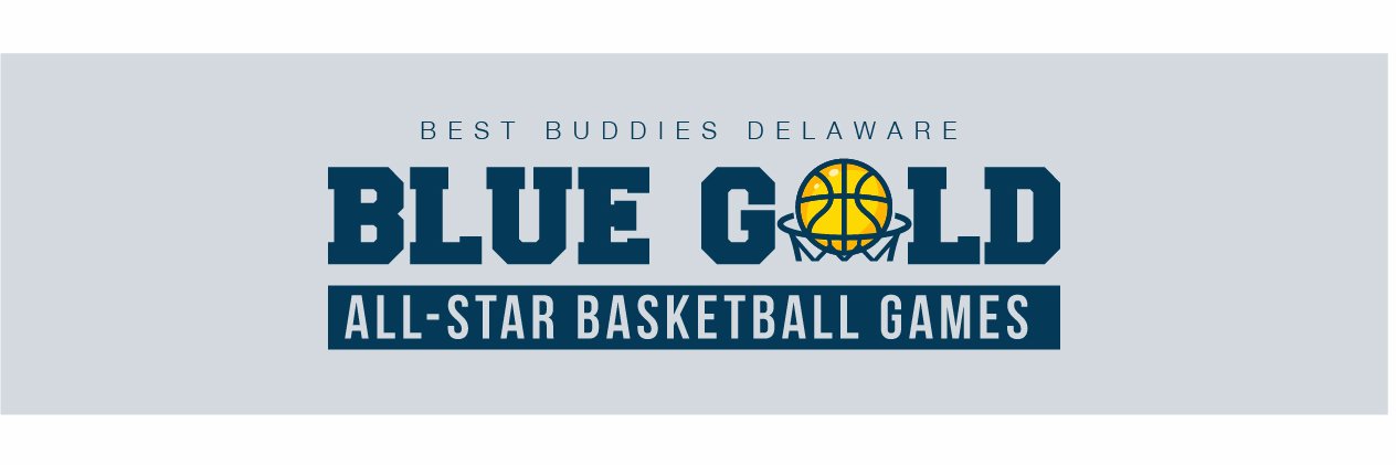 Blue-Gold Basketball banner