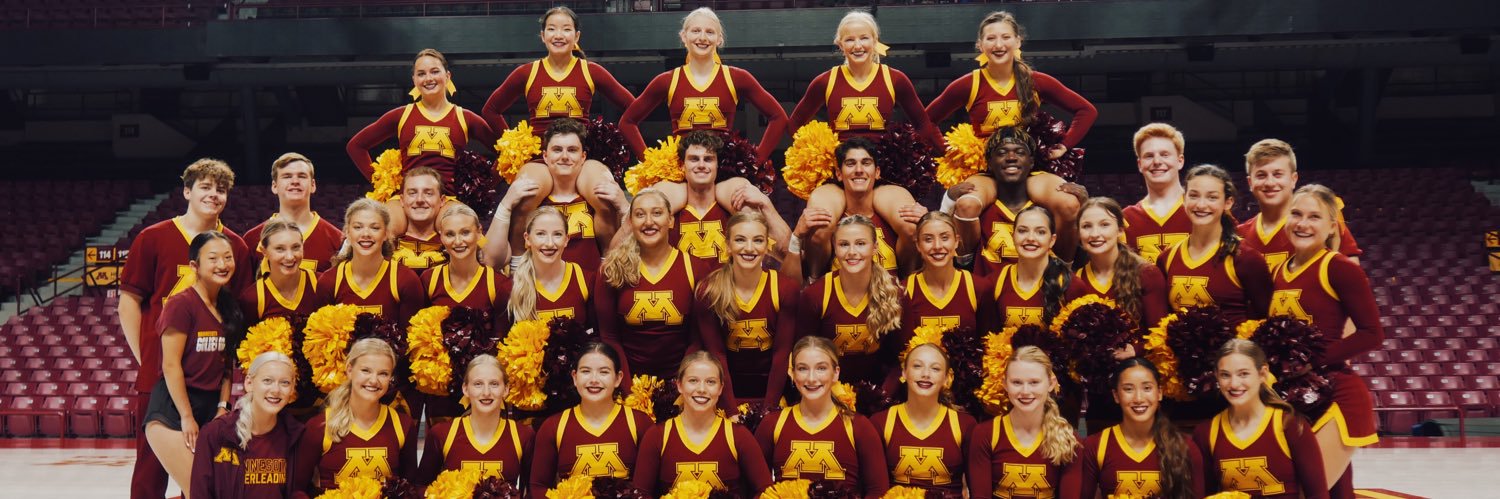 Gopher Cheerleading banner