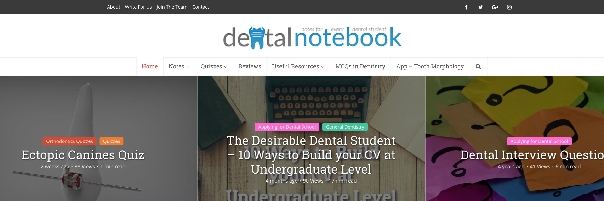 dentalnotebook's profile banner image