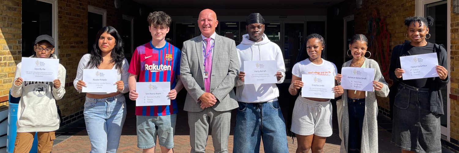 St. Francis Xavier Sixth Form College banner