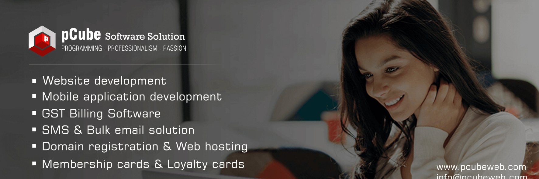 pCubesoftware's profile banner image