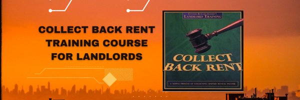 Collect Back Rent Course For Landlords Profile Banner
