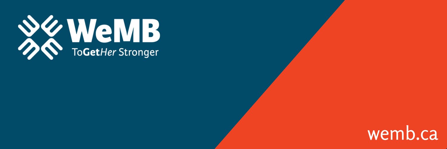 WeMB (Manitoba Women's Enterprise Centre) banner