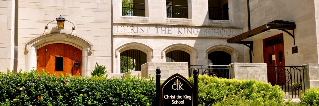 Christ the King School banner