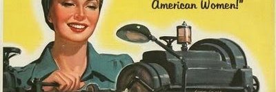 The baseball lady banner