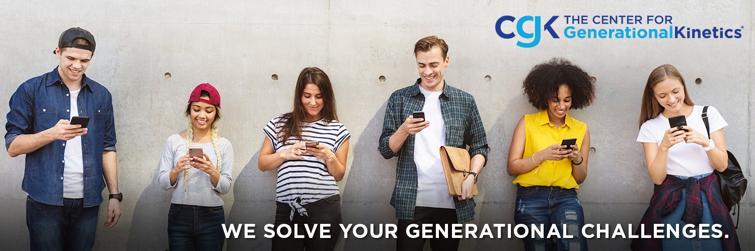 Ctr for Generational Kinetics: Research | Speaking banner