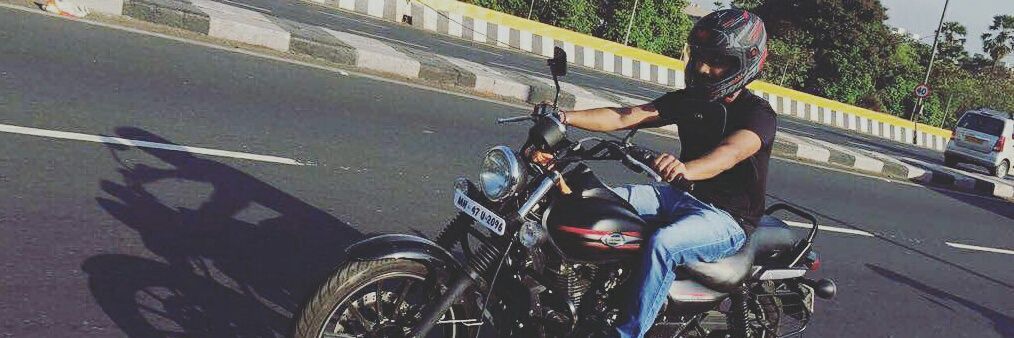 bikernishant's profile banner image