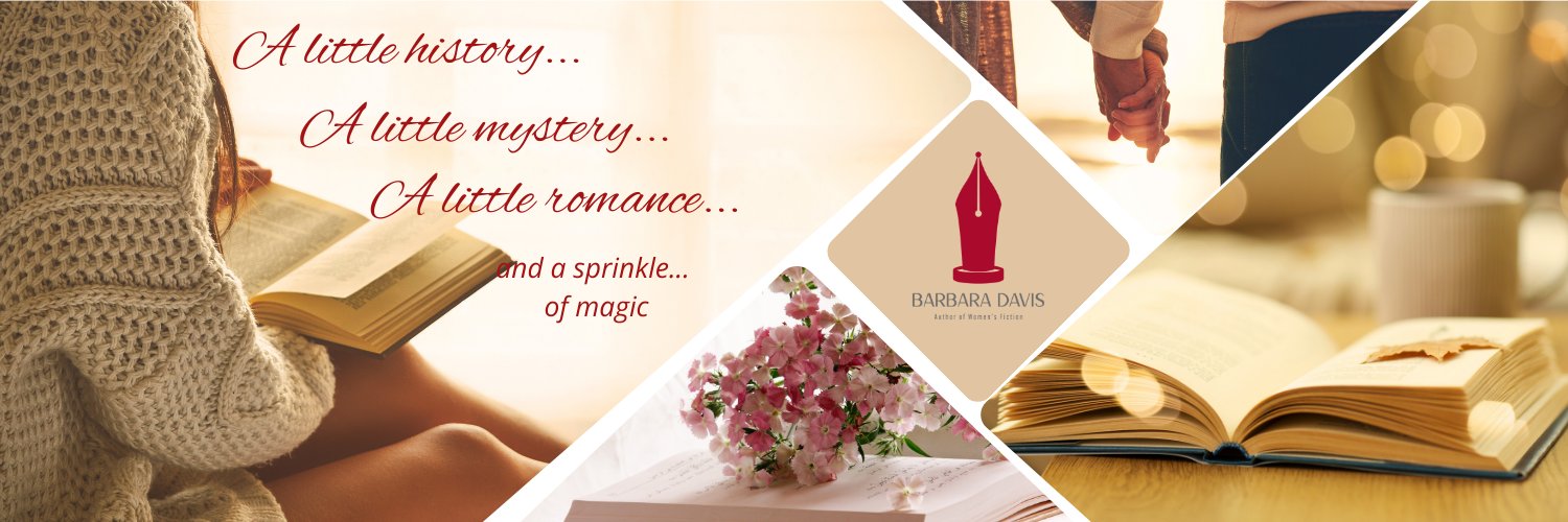 Barbara Davis, author 🪷🐝🪷 banner