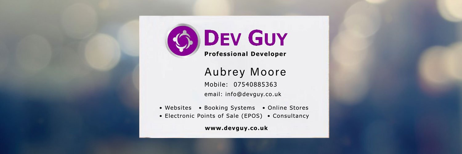 DevGuyUK's profile banner image