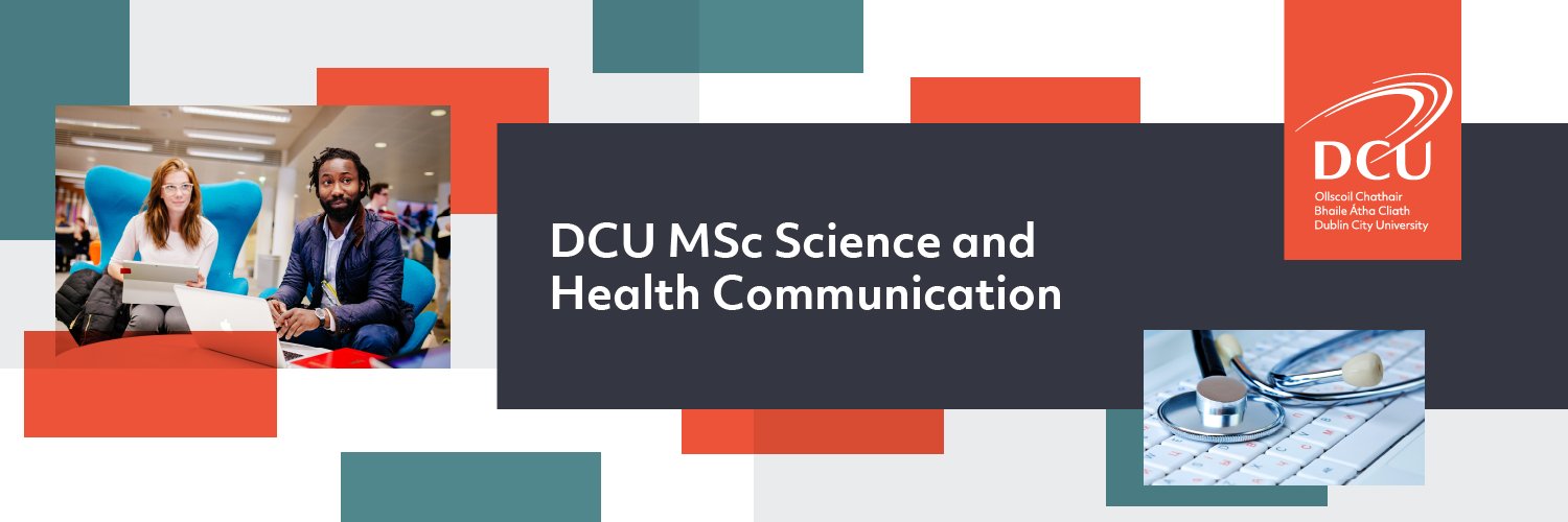 DCU Science & Health Comm banner
