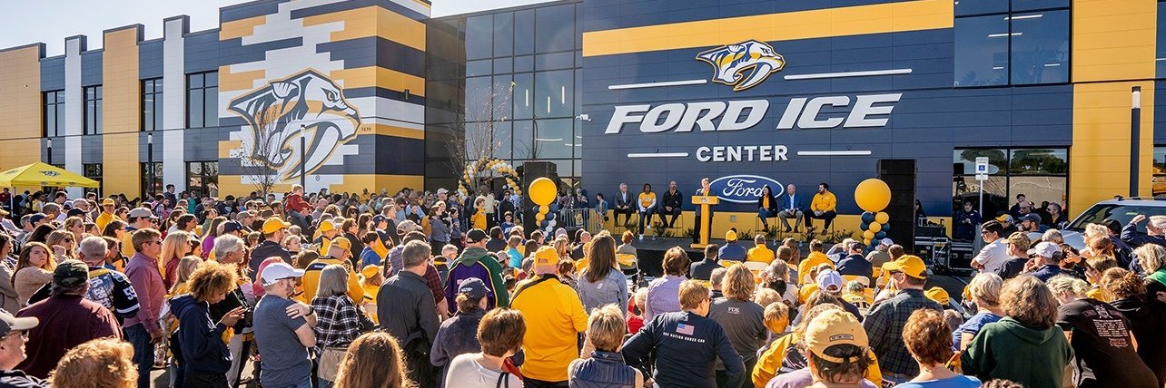 Ford Ice Center banner