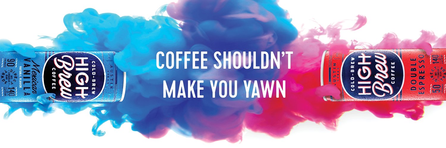 High Brew Coffee banner