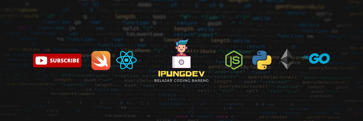 ipungdev's profile banner image