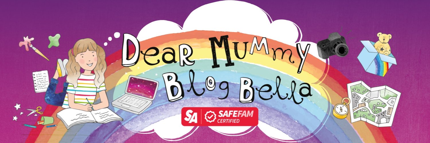 Bella and Dawn at Dear Mummy banner