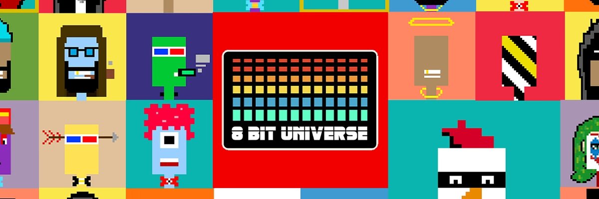 8 BIT UNIVERSE banner