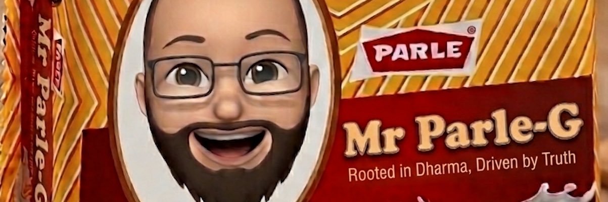 Mr Parle G banner