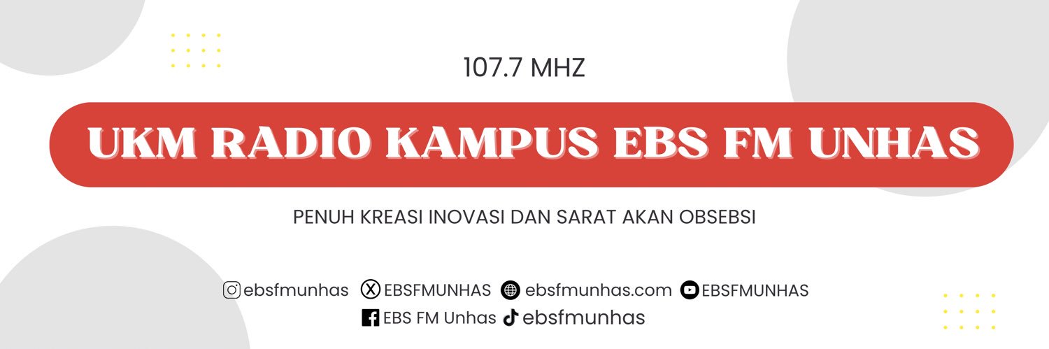 UKM Radio Kampus EBS FM Unhas banner