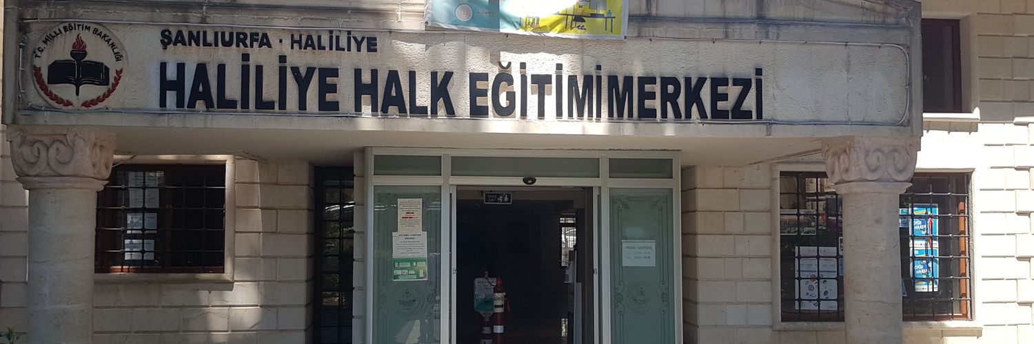 Şanlıurfa Haliliye Halk Eğitimi Merkezi Müdürlüğü banner