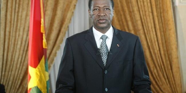 Blaise Compaore banner