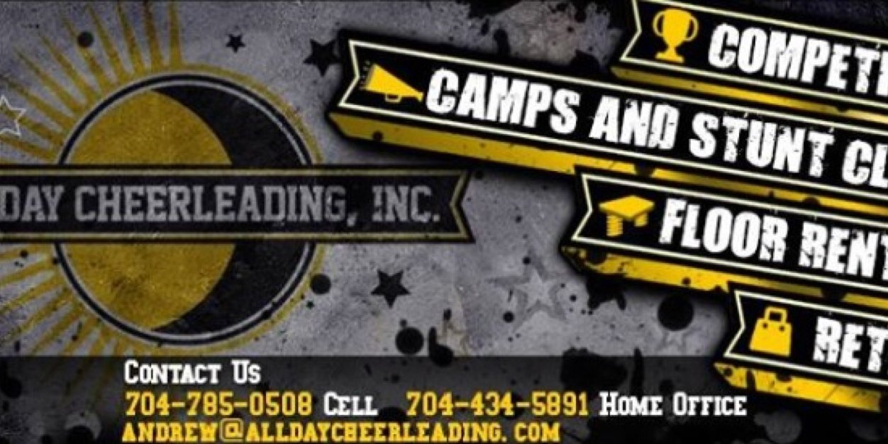 All Day Cheerleading banner
