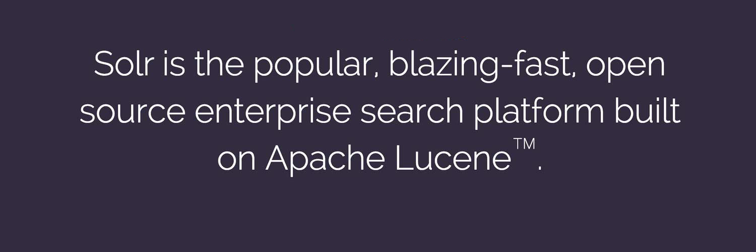 Apache Solr Profile Banner
