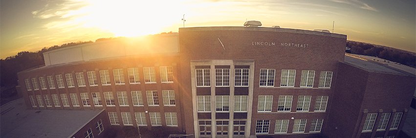 Lincoln Northeast High School banner