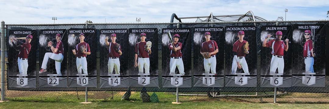 SRHS Falcons Baseball banner